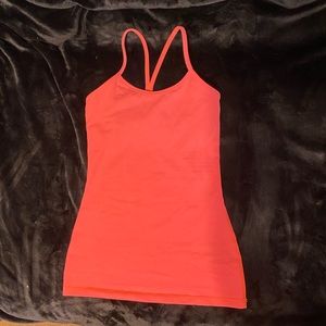 Lululemon neon pink tank top